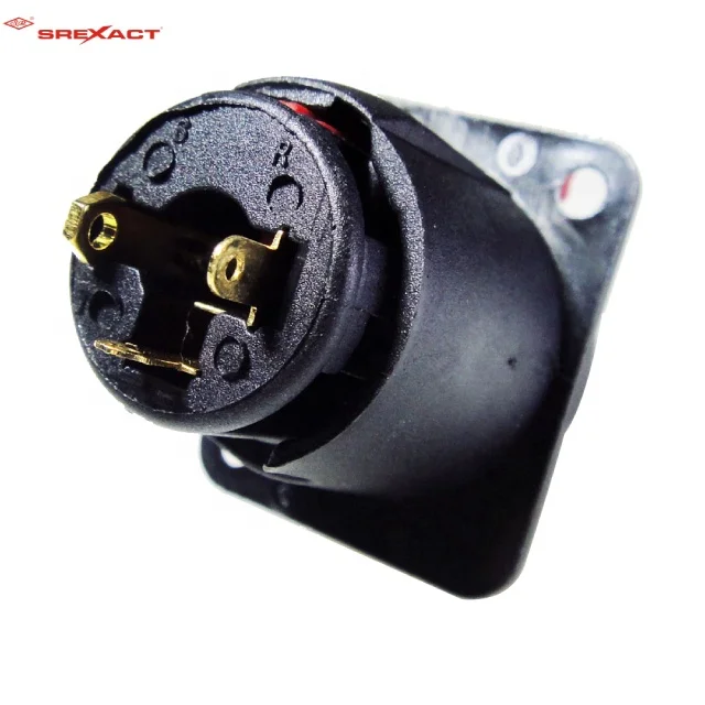 Plastic housing 1/4' TRS 6.3mm mono phone jack