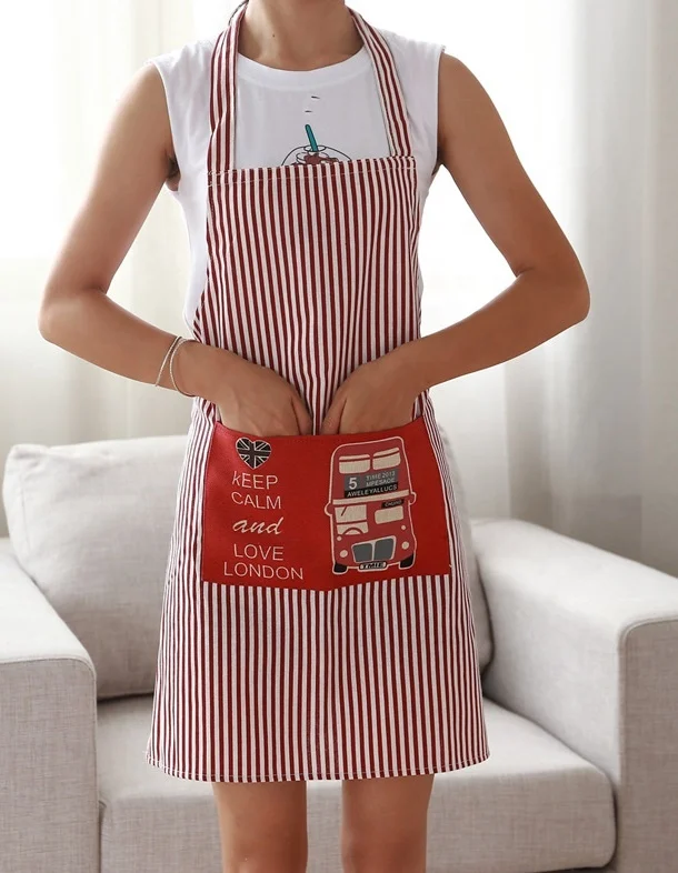 Hight Quality Restaurant Chef Aprons  Kitchen Bib Apron    Bar Promotional Aprons