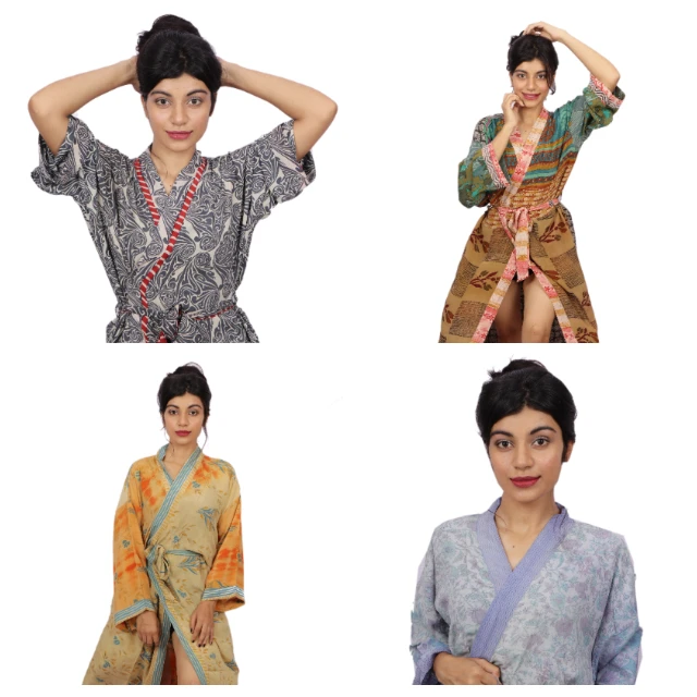  Оптовая продажа низкая цена дизайнерская модная индивидуальная Женская одежда ручной работы кимоно Халат