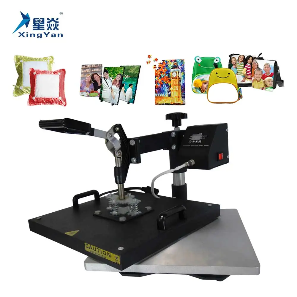 updated swing-away heat press printer tshirt sublimation transfer printing machine
