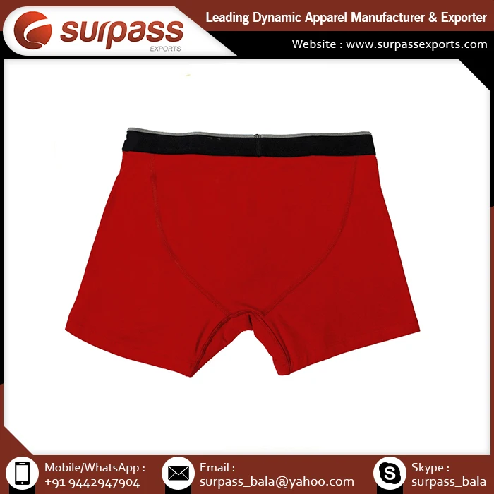 Wholesale Woven Fabric Breathable Mens Boxer Briefs