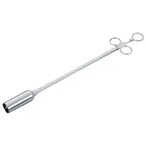 High Quality Balling Guns 3 Inches metal head brass length 17 inches Veterinary Instruments MAHERSI