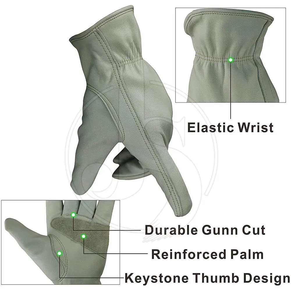  Кожаные рабочие перчатки высококачественные 2021 мужские по оптовой цене