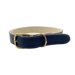 Full Grain Double Layer Dog Pets Collar 100% Genuine Cowhide leather Chains for dogs