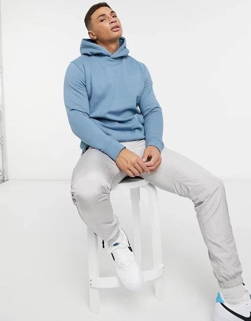 Couple Hooded Sweatshirt Custom Logo Crewneck Streetwear Clothes Solid Pullover Men Women Hoodie