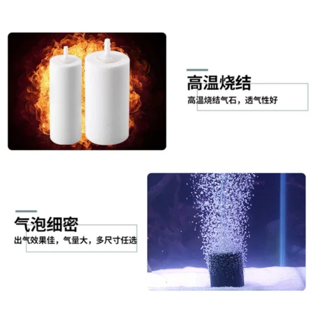 White Bubble Stone Aerator for Aquarium Fish Pump Hydroponic Oxygen Plate Mini Aquariums Accessories Air Pump