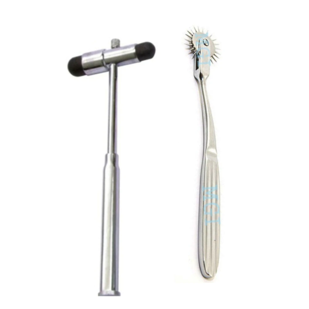 Ударный рефлекс Taylor квадратным Бабинского бак Неврологический Молоток вертушка диагностический набор из 5 штук MGI-ENT-532