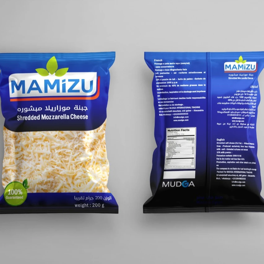 Высококачественный измельченный Египетский сыр Mozzarella для пиццы