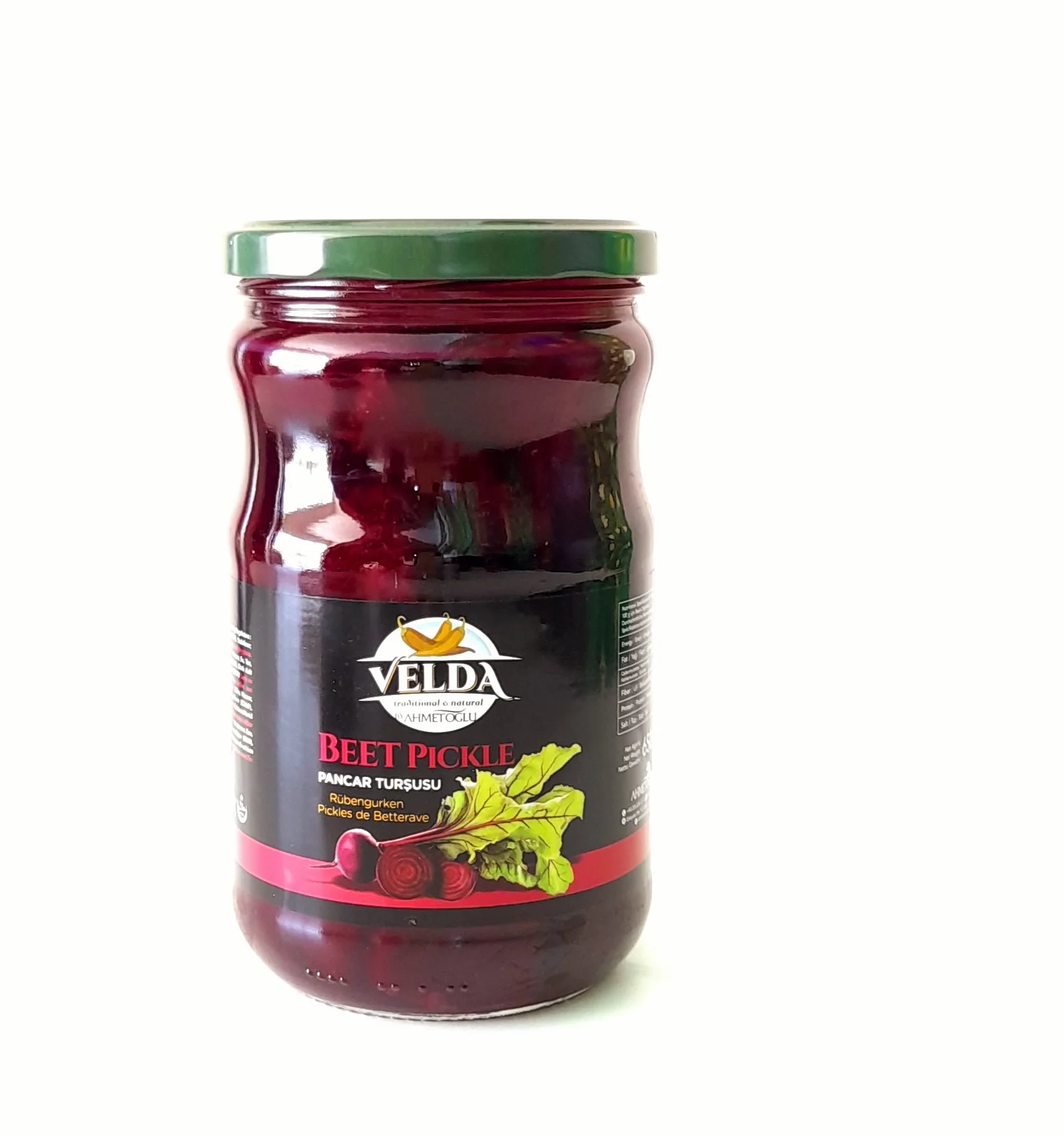 Свекольная Марина-стеклянная банка 660 куб. См