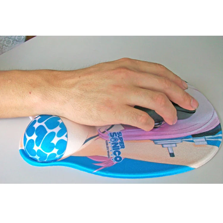 
Wholesale custom comfortable anime cartoon photos 3d sexy wrist mouse pad 