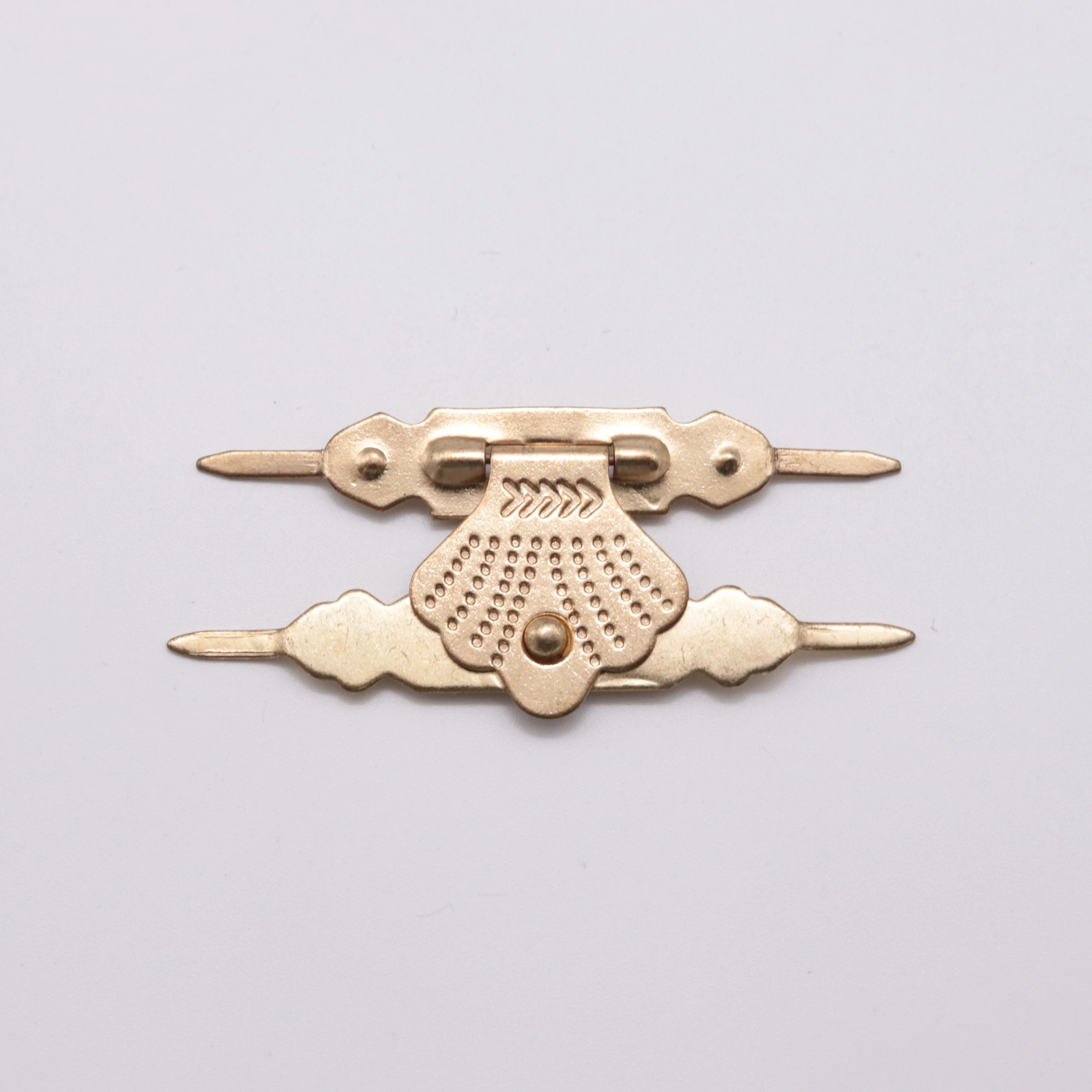 Wooden packaging jewelry box parts drawer fixed buckle leather bag metal accessories/handbag decorative hardware