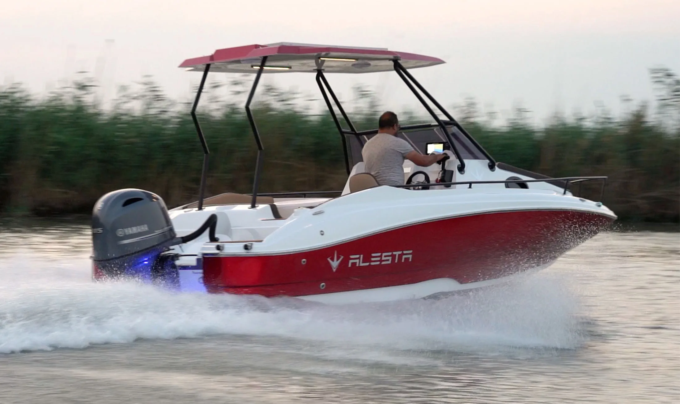 Alesta Marine Luxury Sea Max 620 WA кабина, Новая зеленая скоростная лодка из стекловолокна для рыбалки, лучшее качество, белый океан, море, озеро, река