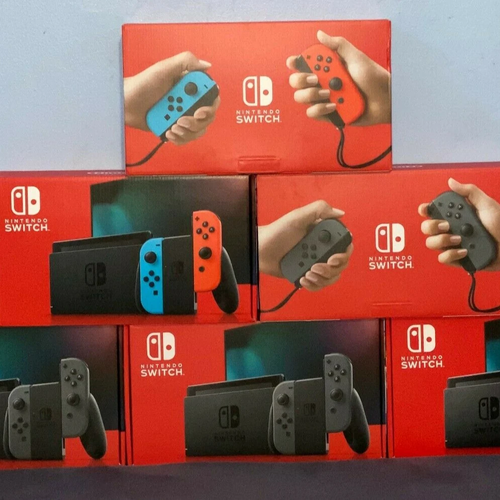 Hot Selling Ninten_dos Switch 32GB Console with Neon Blue and Neon Red Joy-Con Game