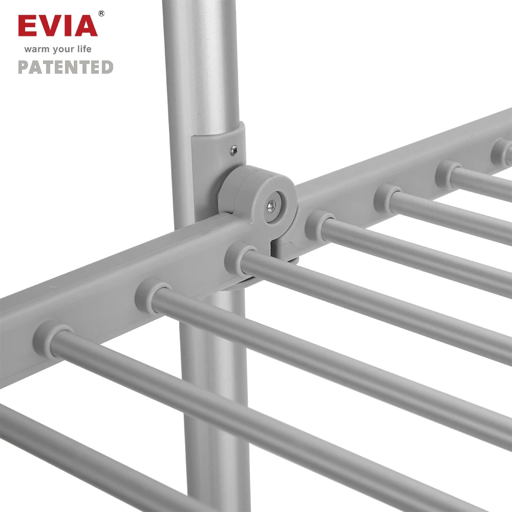 EVIA 3 Tier Portable Freestanding Tower Vertical Electric Clothes Dryer Hanger