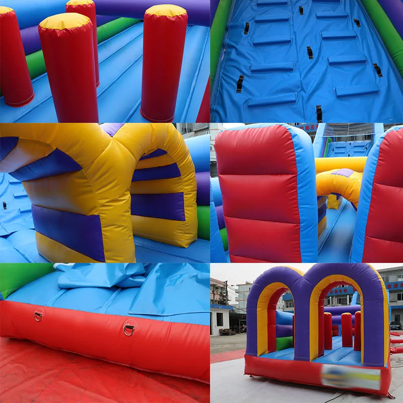 Kids Land Obstacle Course Factory OEM Inflatable Obstacle Course Adult Children