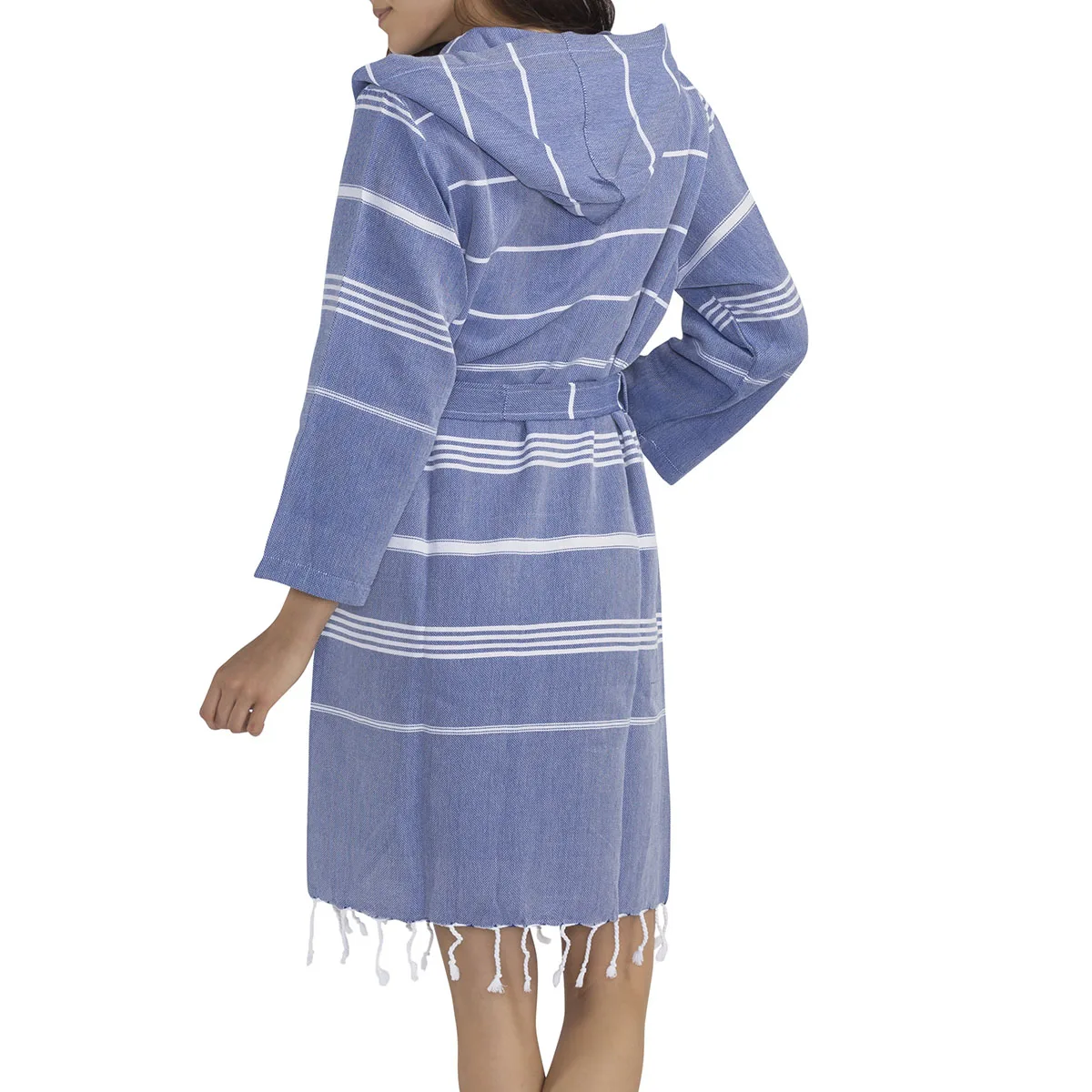 100% Cotton 560 Gr Bathrobe Turkish Towel Peshtemal Bath Robe for Women from Turkey Light Weight Luxury Bath Robes