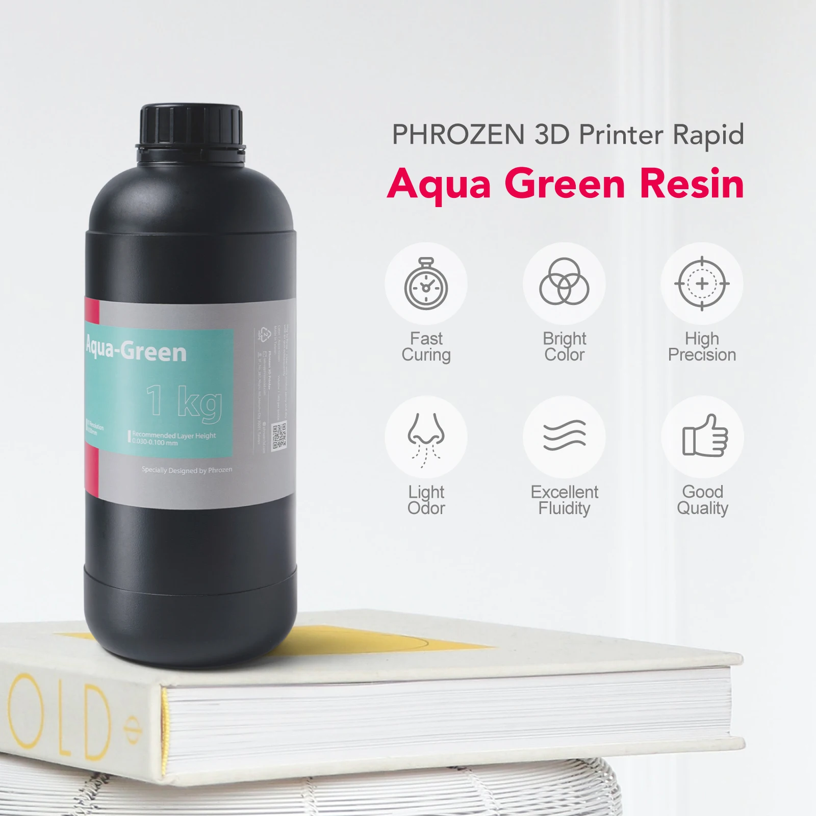 
Phrozen - 3D Printer Rapid Aqua Green Resin 