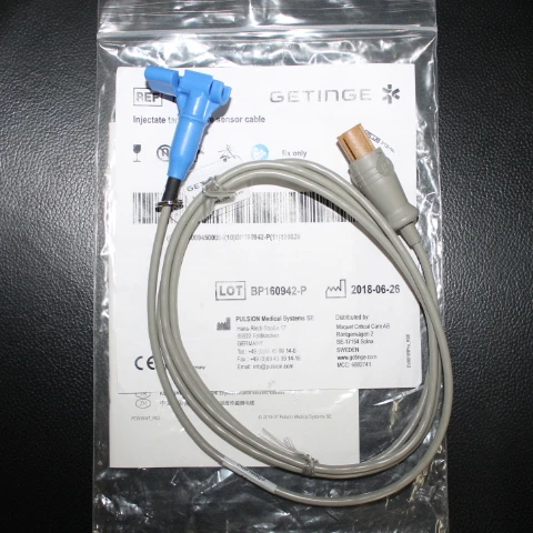 Injectate Sensor Cable for Vascular Monitor Pulsion Medical and Phlliplis Medical