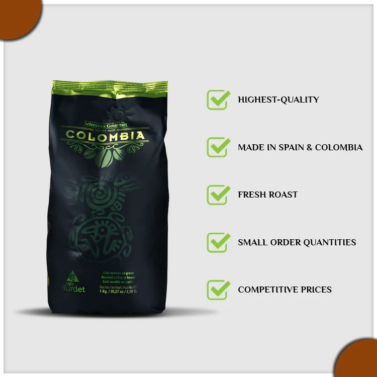 
Dark Chocolate Finish Intense Fragrance Pure Arabica Columbia Classic Ground Coffee 