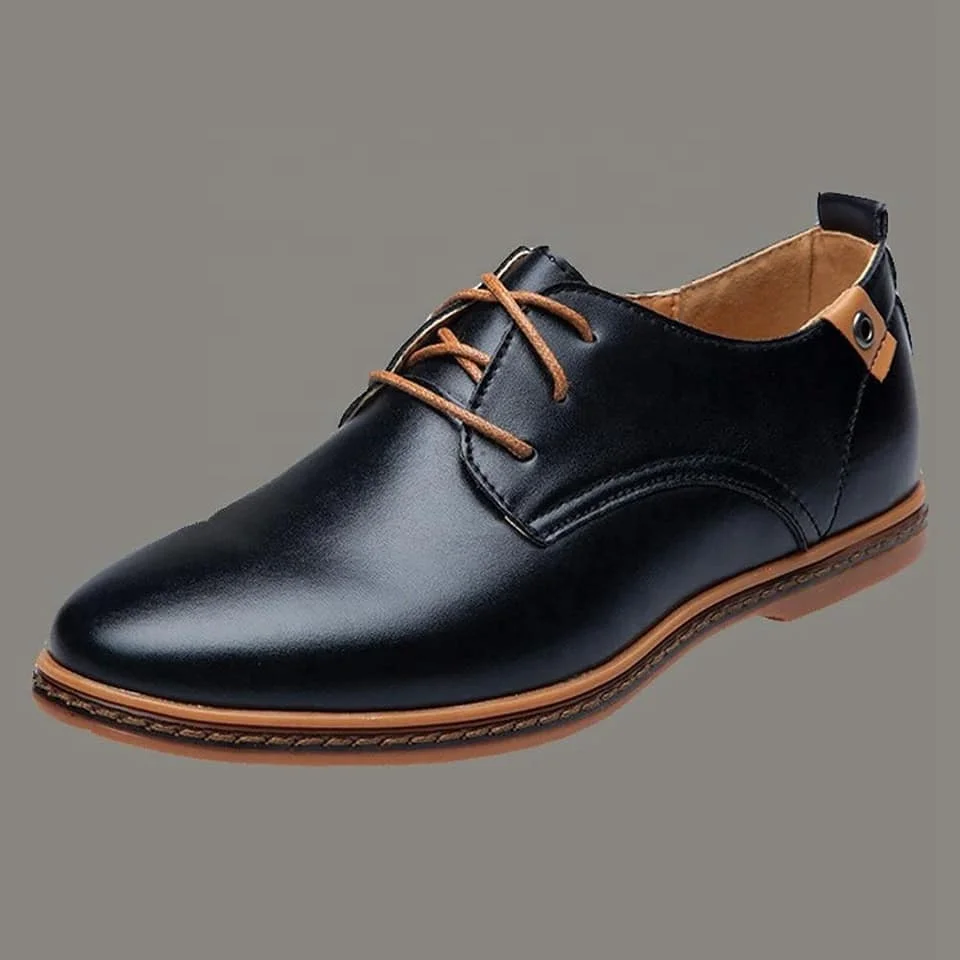 Men Casual British Style Leather Shoes