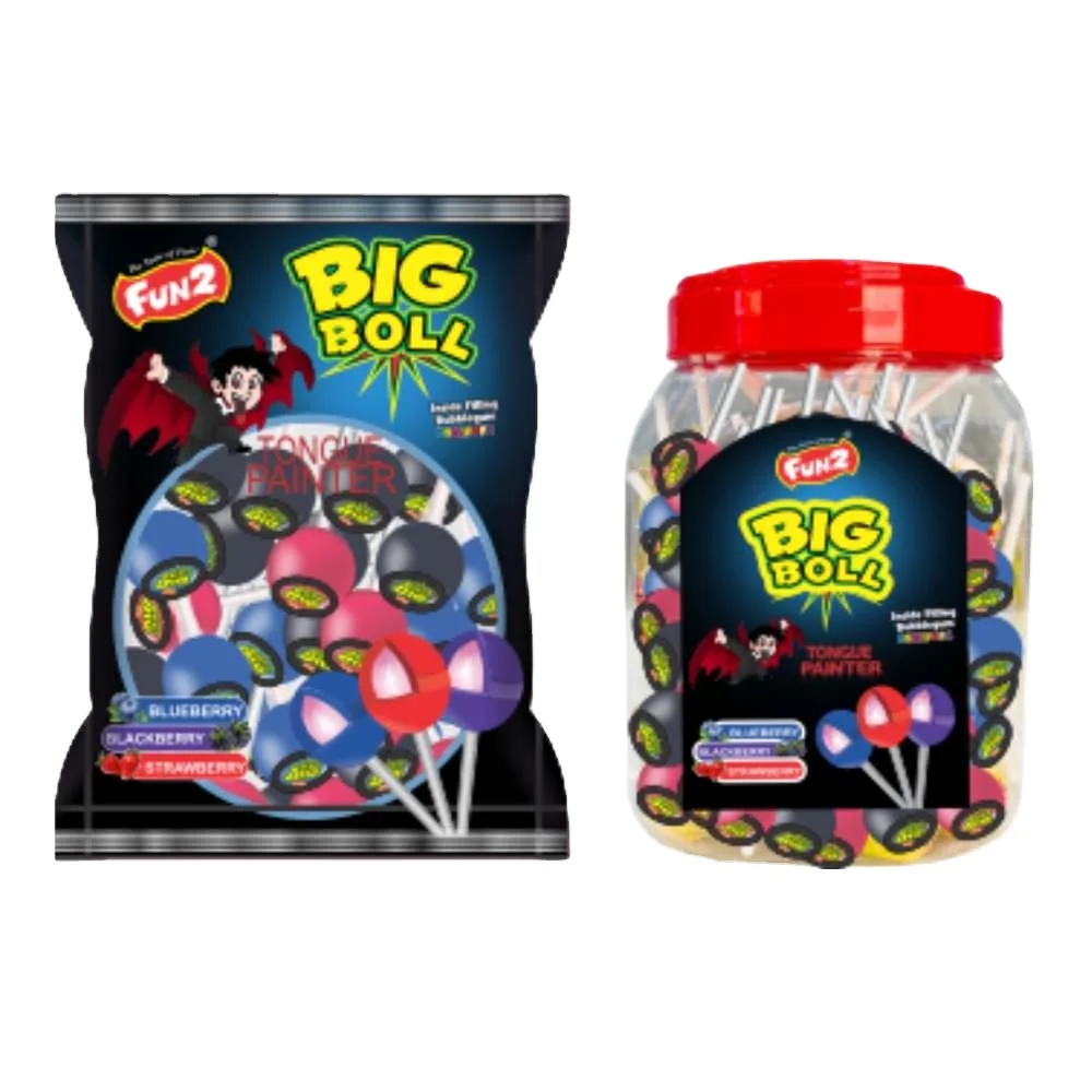 Sour flavor Lollipop Sour lollipops Candy Sour Halal Sweets Multi colour  Hard Candy Sweet Fruit Flavor Fun2 candy Brand.