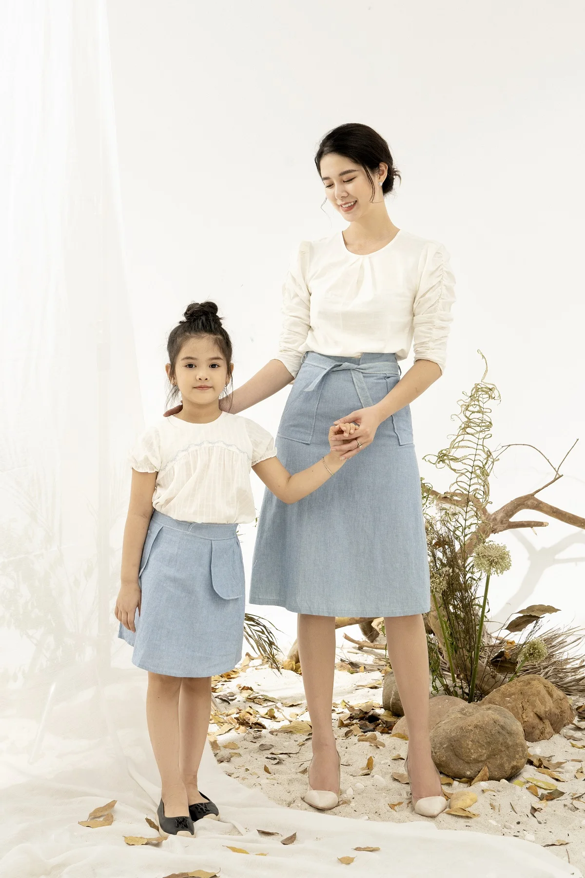 
Fashion designs ladies skirt women casual Knee-Length skirt Made in Vietnam 