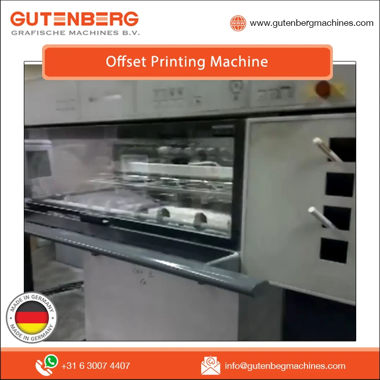 Bulk Selling Exceptional Quality Used Offset Bills Printing Machine for Hotels/Retail Shops