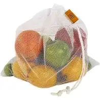 Latest price Organic Cotton mesh bag mesh carry bag fruit bag Made in Vietnam