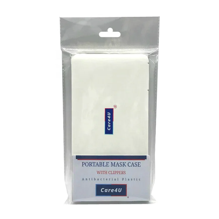 Антибактериальный портативный чехол для маски с логотипом на заказ, коробка для хранения маски с кусачками