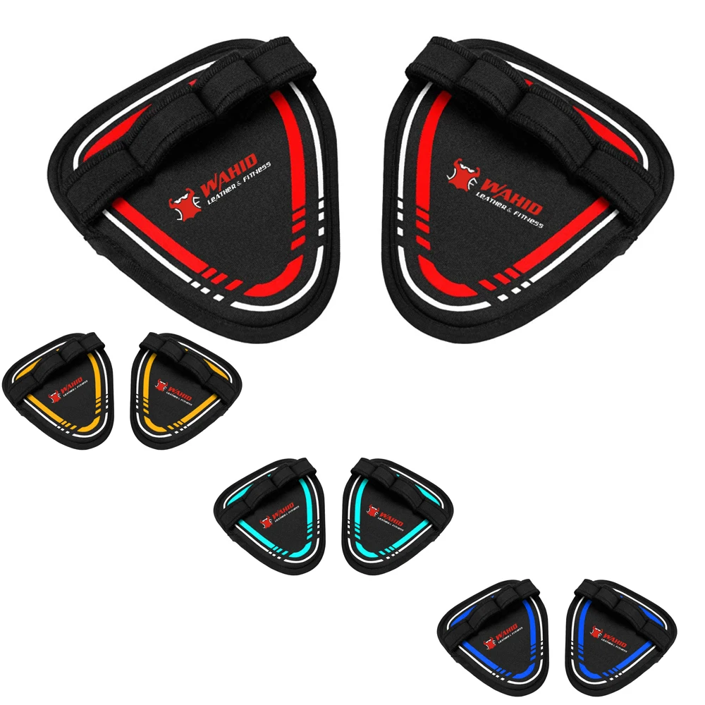 Unique Four-Finger Loop Design Neoprene Grip Pads Lifting Grips, For Gym Workout, Lifting Pads For Weightlifting, Calisthenics