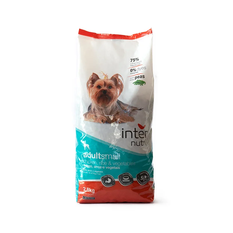 
Dry food for small breed adult dogs | INTERNUTRI ADULT SMALL 2,6kg 