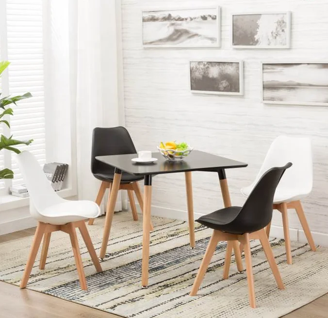 
120x80cm mesas de comedor simple wooden centre table designs MDF wooden dinning table with chairs 