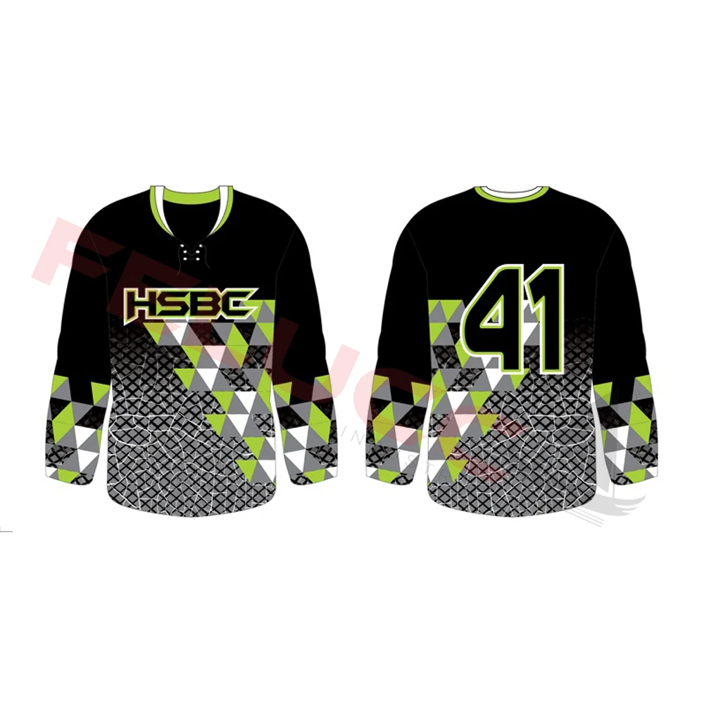 OEM Service  Factory Made Custom Own Design Sublimation Transfer Printing New Ice Hockey Jersey / Uniforms For Training