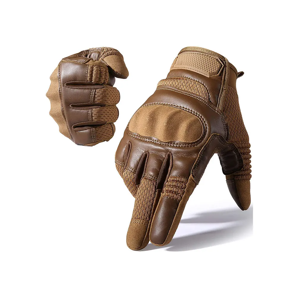 New 2022 Motorbike Winter Tactical Cycling Custom Guantes De Mtb Dirt Bike Genuine Leather Gloves Motorbike Riding Gloves