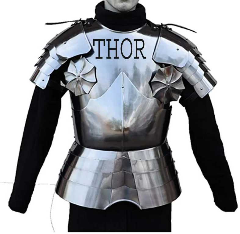 18GA Medieval Armor Jacket Gothic captain Costume