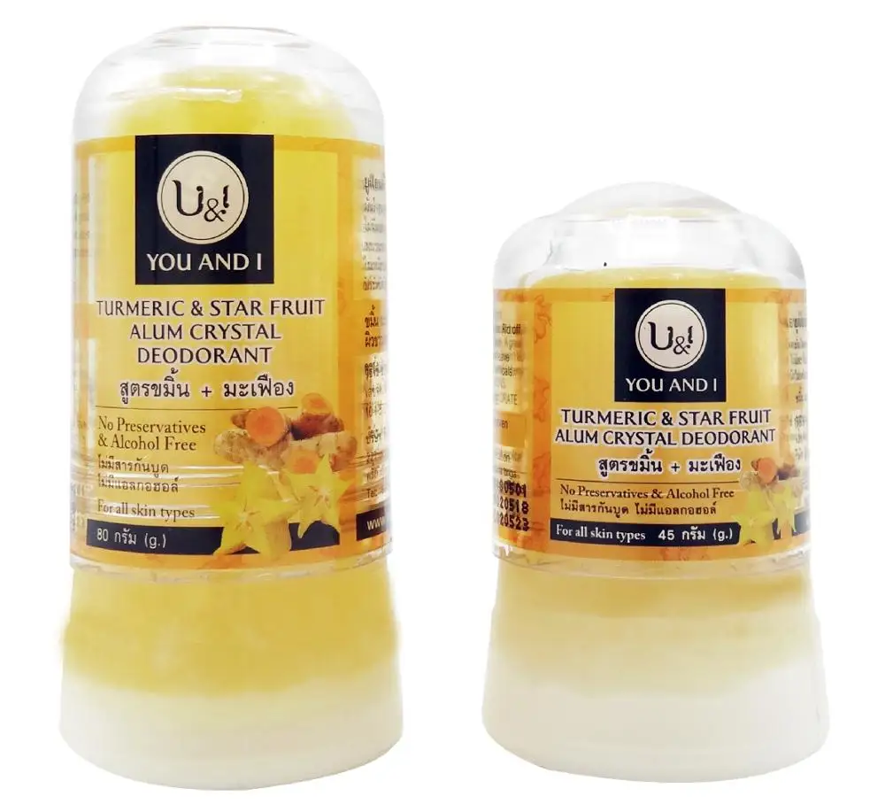 Дезодорант Tamarind Crystal Alum Stick, дезодорант 45 г-80 г, изготовлен из натурального
