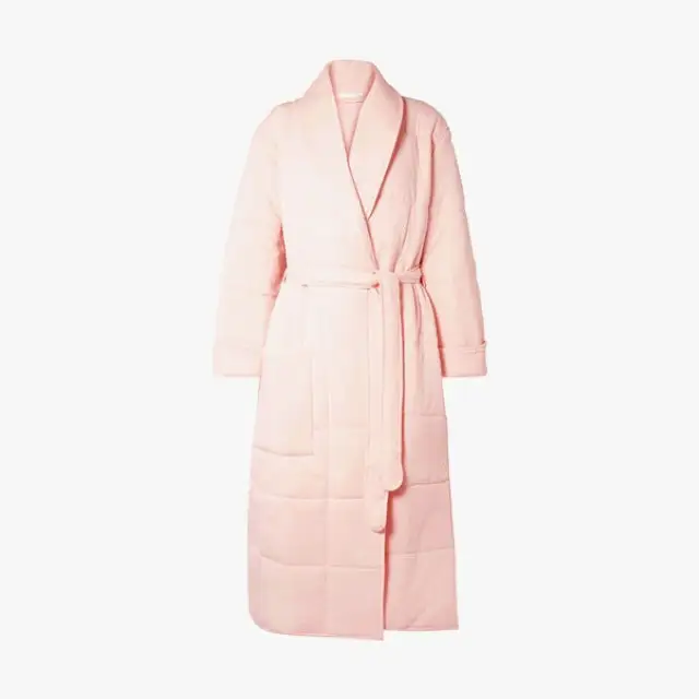Bathrobe Cotton Soft Plain Coral fleece Women robe pajamas Autumn and winter Bathrobe Plus Size Bathrobe by Canleo International