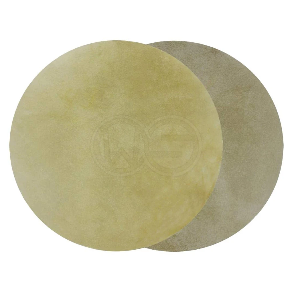 Top Quality 16 Goat Skin Drum Head Natural Djembe Native Frame Banjo Bodhran 5 Pcs Vellum