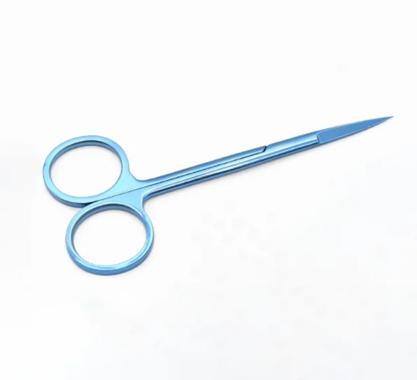 Titanium Straight 9.5cm scissors surgical /surgical instruments /ophthalmic instrument