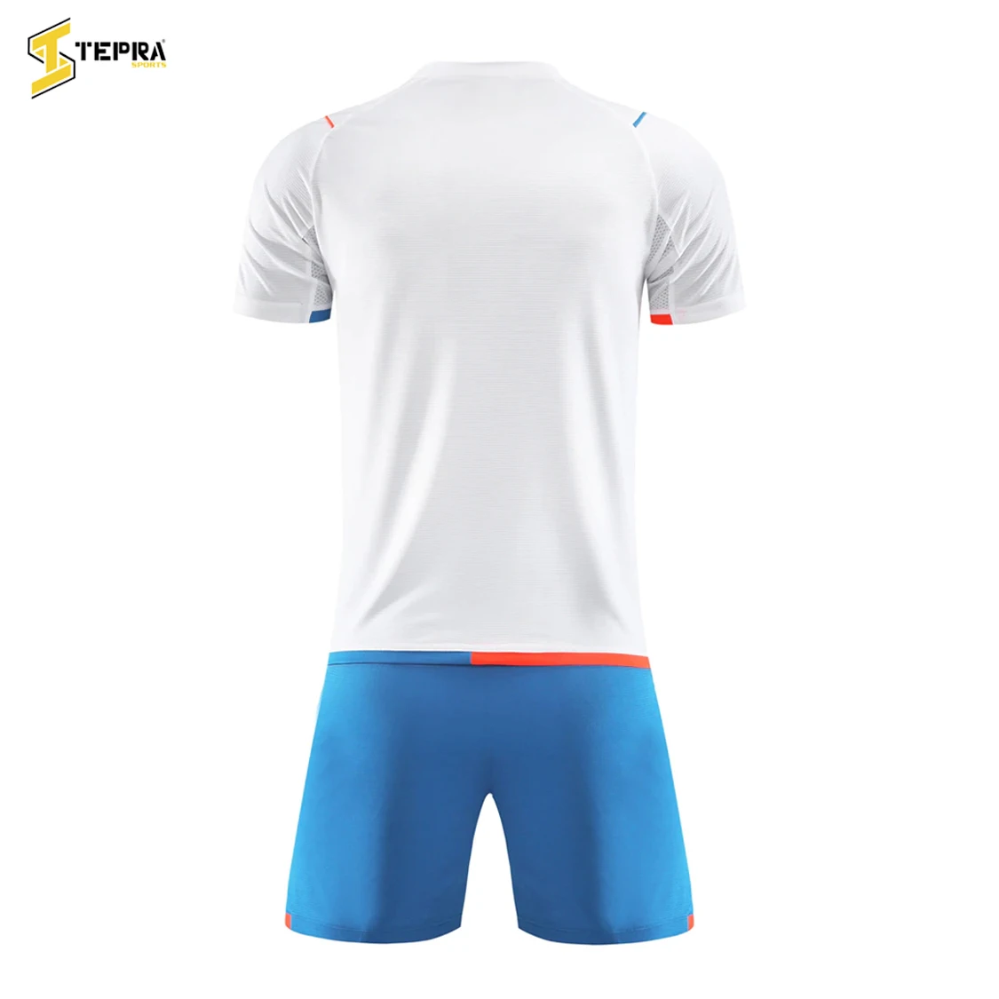 High Quality Red Breathable Lightweight Unisex Soccer Uniform Sublimation Custom Logo Football Jersey and Short