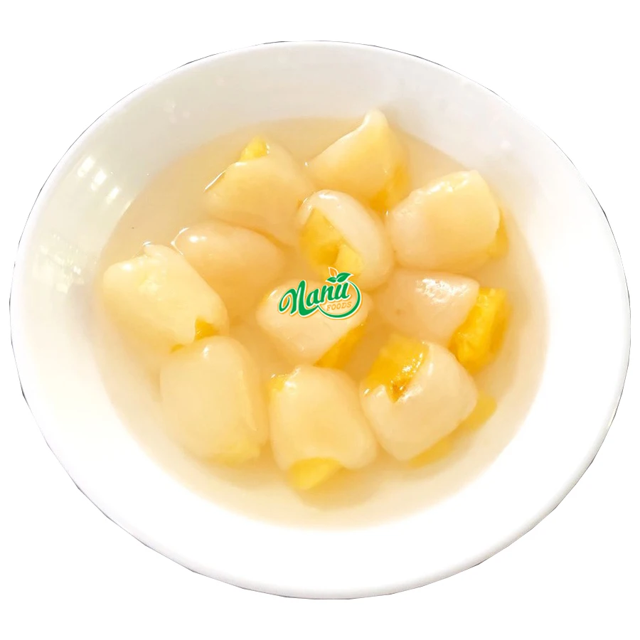 
Canned Rambutan with Pineapple in syrup 565g 