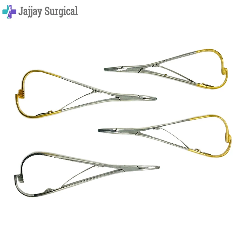 Dental High Quality Instruments Orthodontic Surgical Materials Wide Tip Orthodontic Needle Holder