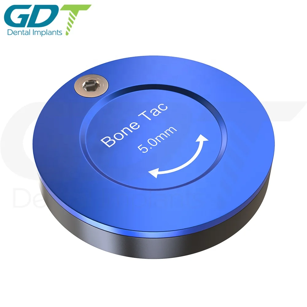 GBR System Bone Tac Screw Diameter 5.0mm Blue Case Mesh Membrane Fixation Dental Implant