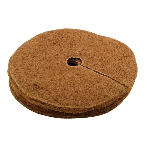 Coconut Palm Fibers Mulch Ring Tree Protector Mat Natural Coco Coir Protection Weed