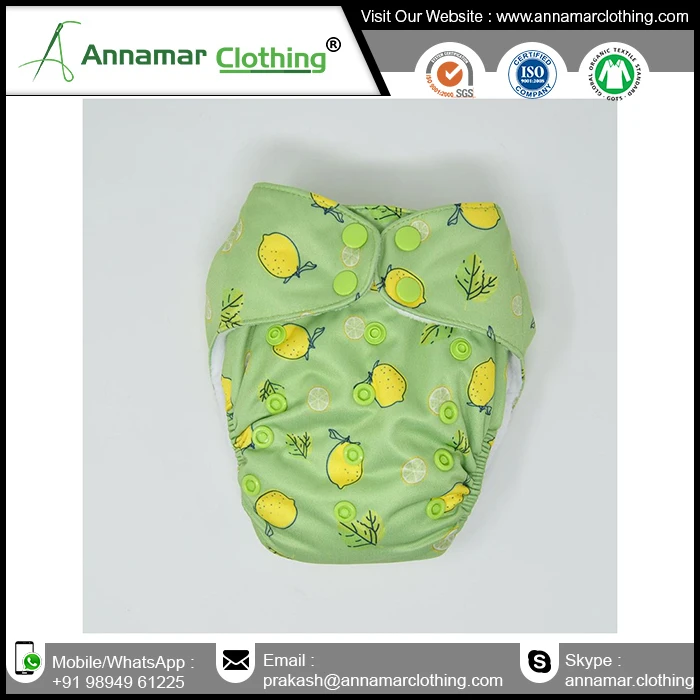 Exporter of High Quality Diaper Soft Cotton Fitted Cloth Diaper