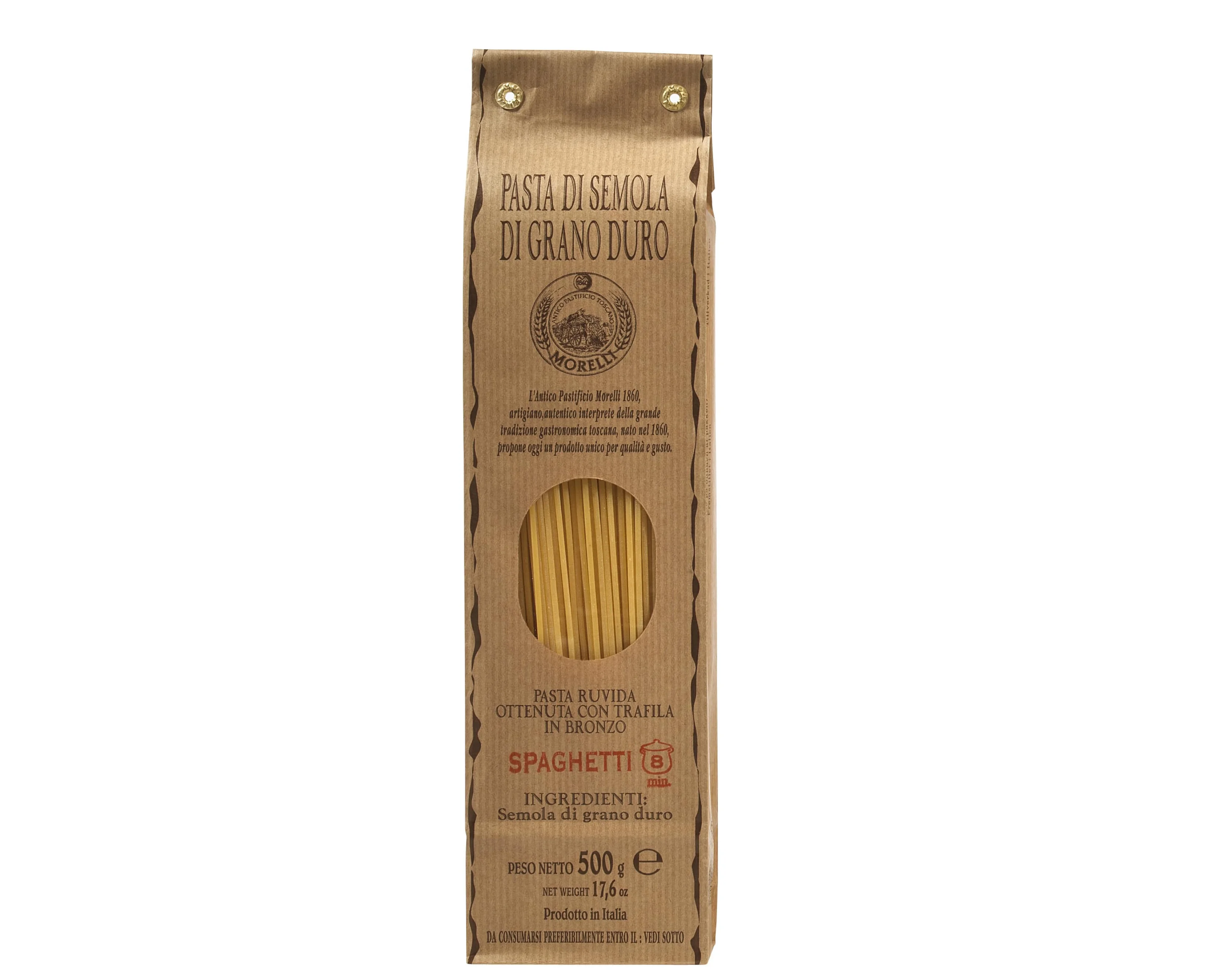 Spaghetti 5 Minutes Italian Pasta Artisanal Made in Italy Long Shape