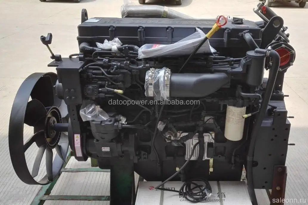 162kw 220hp 2200rpm C6121ZG50 Shanghai Dongfeng Diesel Engine cat c6121 engine for wheel loader