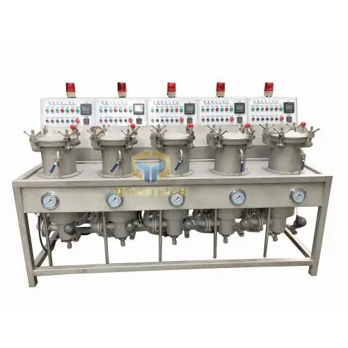 Cheese yarn sample dyeing machine