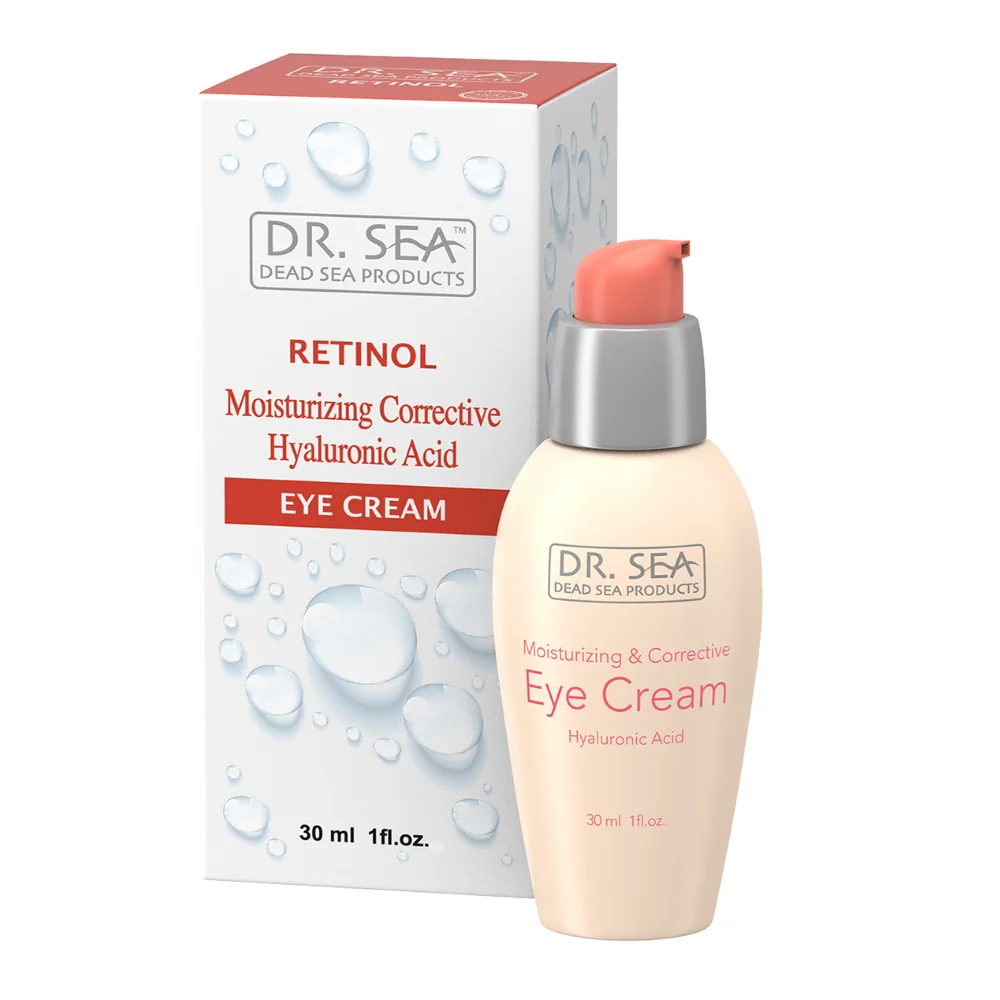 Увлажняющий и корректирующий крем для глаз с ретинолом гиалуроновой кислотой увлажняющий эффект кожи