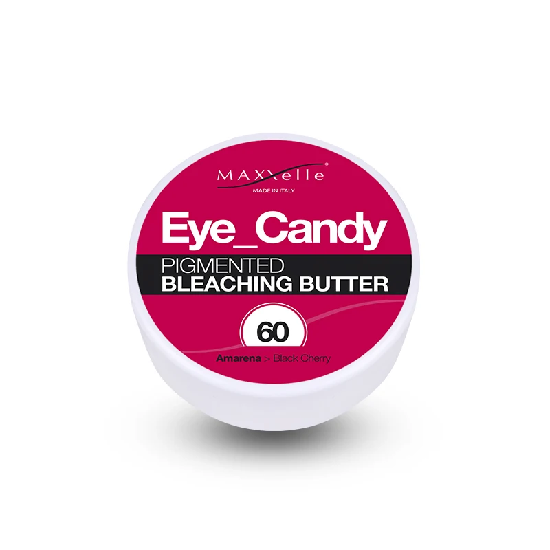 100% Made in Italy Professional Hair Salon Pigmented Bleaching Butter Black Cherry